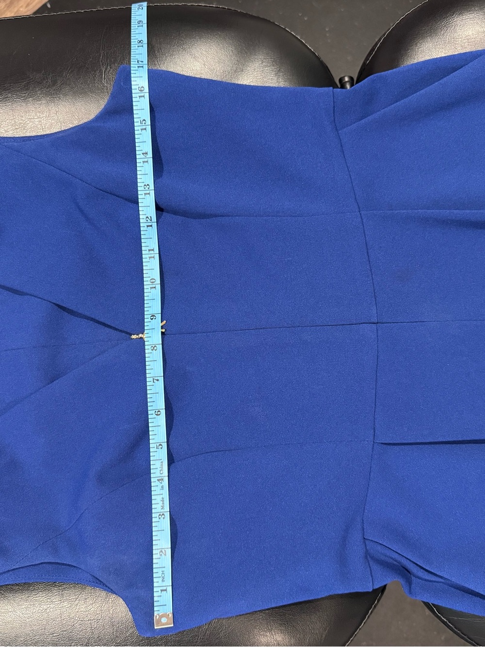 Calvin Klein Cobalt Blue Sleeveless Jumpsuit - Picture 10 of 11